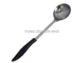 2857#BLACK HANDLE LADLE 7*27.5CM